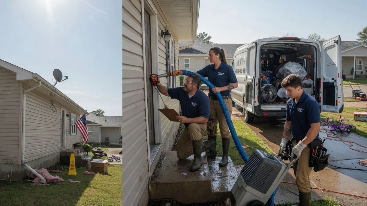 Ceiling Water Damage Restoration in Rapid City, SD near me